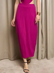 RARE A-Line Straight Midi Skirt