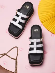 THE WHITE POLE  Flatform Sandals