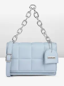 Fastrack Structured Satchel with Quilted Detail