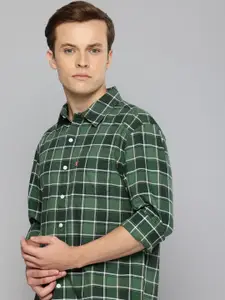 Levis Pure Cotton Slim Fit Tartan Checked Casual Shirt