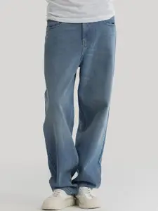 Snitch Men Comfort Relaxed Fit Heavy Fade Stretchable Jeans