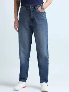 U.S. Polo Assn. Women High-Rise Light Fade Stretchable Straight Fit Jeans