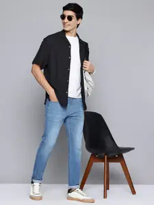 Aeropostale Textured Relaxed Fit Casual Shirt