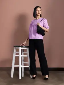 all about you Puff Sleeve Cotton Top