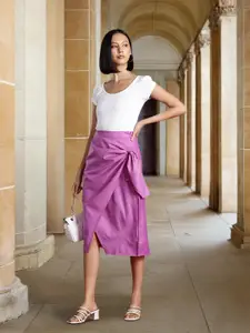 all about you Wrap Tie-Up Skirt