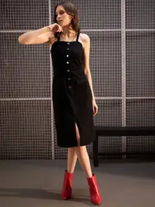 StyleStone Pinafore Midi Dress