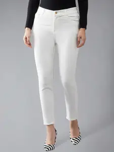 DOLCE CRUDO Women Skinny Fit High-Rise Stretchable Jeans