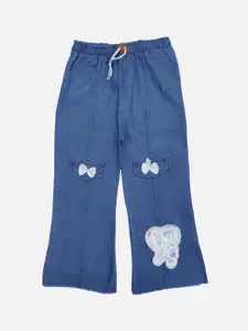 BAESD Girls Boyfriend Fit Comfort Mildly Distressed Jeans