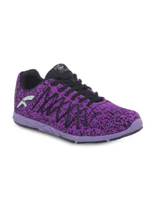 FURO by Red Chief Men Purple Mesh Mid-Top Running Shoes