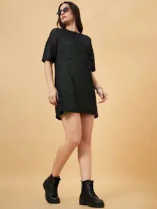 People Short Sleeves T-shirt Dress