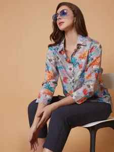 SHOWOFF Women Standard Floral Opaque Printed Casual Shirt