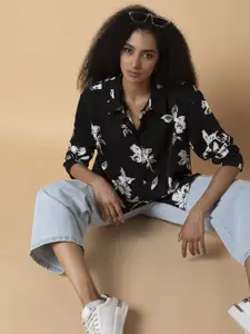SHOWOFF Women Relaxed Floral Opaque Printed Casual Shirt