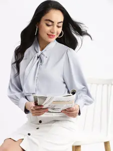 SHOWOFF Women Standard Boxy Opaque Casual Shirt