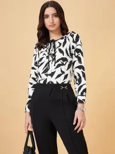 Annabelle by Pantaloons Women Opaque Printed Formal Shirt