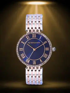 GIORDANO Women Embellished Dial & Bracelet Style Straps Analogue Watch A2083-99