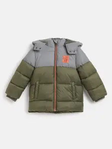 Chicco Boys Long Sleeves Colourblocked Padded Jacket