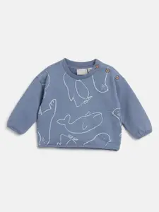 Chicco Boys Graphic Printed Long Sleeves Round Neck Sweatshirt