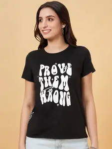 People Women Printed Pockets T-shirt