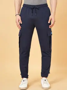 SF JEANS by Pantaloons Men Pure Cotton Mid Rise Track Pants