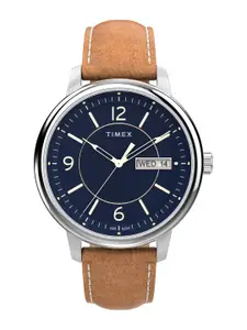Timex Men Leather Straps Analogue Watch TW2V29000UJ