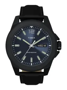 Timex Men Leather Straps Analogue Watch TW2V42900UJ