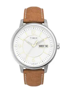 Timex Men Leather Straps Analogue Watch TW2V28900UJ