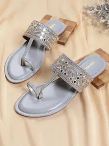 Anouk Women Ethnic - Embellished One Toe Flats