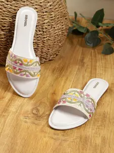 Anouk Women Embellished Open Toe Flats