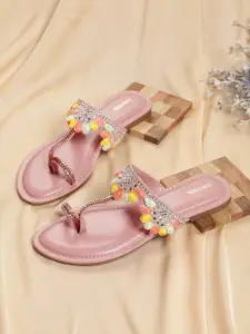 Anouk Women Ethnic - Embellished One Toe Flats