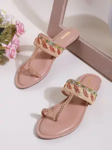 Anouk Women Embellished Open Toe Flats with Bows