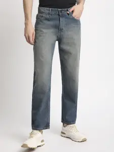 The Roadster Lifestyle Co Men Relaxed Fit Pure Cotton Tinted Denim Jeans