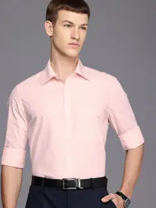 Louis Philippe Classic Cutaway Collar Pure Cotton Formal Shirt