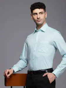 Louis Philippe Classic Checked Pure Cotton Formal Shirt