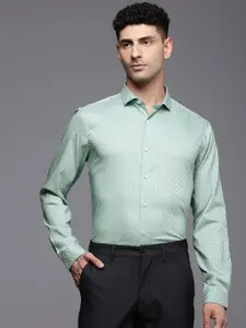 Louis Philippe Ath.Work Super Slim Fit Checked Semiformal Shirt