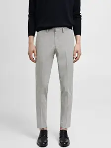 MANGO MAN Super Slim-Fit Checked Trousers