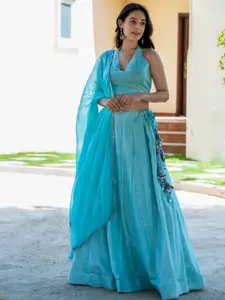 HOUSE OF JAMOTI Erica Embellished Ready to Wear Lehenga & Blouse With Dupatta