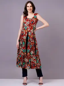 HIGHLIGHT FASHION EXPORT Women Floral Fit & Flare Kurta