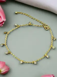 OOMPH Stone Studded Anklet