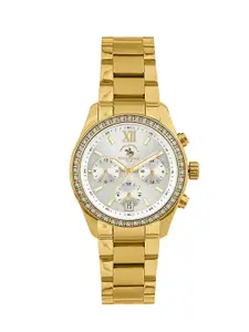 SANTA BARBARA POLO & RACQUET CLUB Women Round Dial Quartz Watch SB.1.10579-4