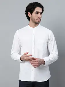 Cantabil Men Solid Opaque Casual Shirt