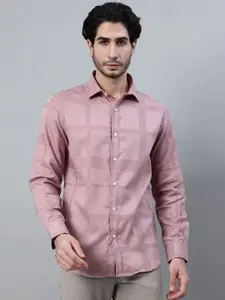 Cantabil Men Opaque Checked Casual Shirt