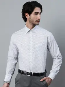 Cantabil Men Opaque Printed Formal Shirt