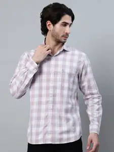 Cantabil Men Opaque Checked Casual Shirt
