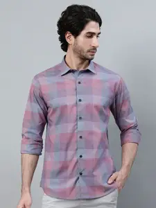 Cantabil Men Opaque Checked Casual Shirt