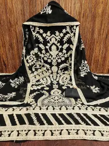 KIMISHA Floral Embroidered Unstitched Dress Material