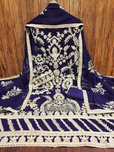 KIMISHA Embroidered Unstitched Dress Material