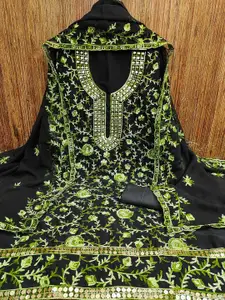 KIMISHA Embroidered Unstitched Dress Material