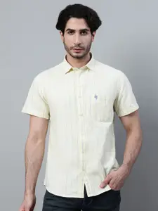 Cantabil Men Opaque Striped Casual Shirt