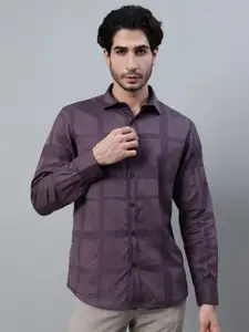 Cantabil Men Checked Printed Cotton Casual Shirt