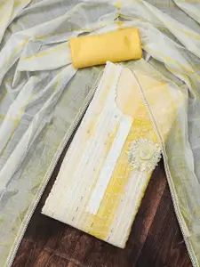 KIMISHA Embroidered Unstitched Dress Material